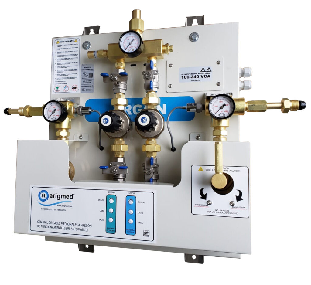 Non Corrosive Gas Semiautomatic Manifold Arigmed